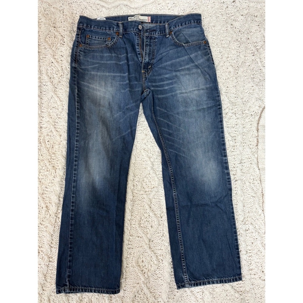 Levis 559 Relaxed Straight‎ Jeans Mens 36x30 Medium Wash Blue Denim Pants